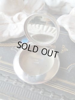 画像8: 【ミラー付ミニパウダーケース】【スターリングシルバー製1918年バーミンガム】【イニシャル手彫り】イギリス・アンティーク＆ヴィンテージ品