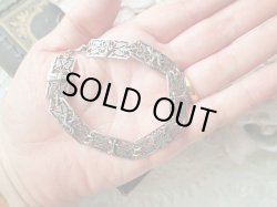 画像12: 【透かし細工ブレスレット】【エルミーヌとフルールドリスとブルターニュ紋章とブルトン女性】フランス・アンティーク品