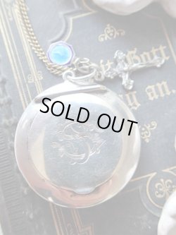 画像6: 【ミラー付ミニパウダーケース】【スターリングシルバー製1918年バーミンガム】【イニシャル手彫り】イギリス・アンティーク＆ヴィンテージ品