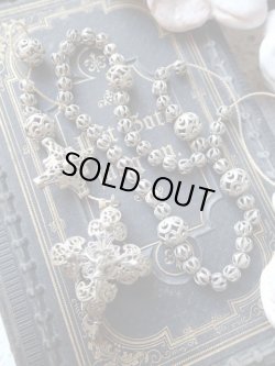 画像2: 【5連ロザリオ】【19世紀末ドイツフィリグリー（風）ロザリオ】ドイツ・アンティークロザリオ