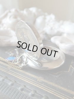 画像5: 【ミラー付ミニパウダーケース】【スターリングシルバー製1918年バーミンガム】【イニシャル手彫り】イギリス・アンティーク＆ヴィンテージ品