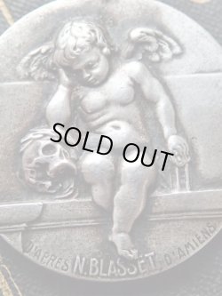 画像6: 【アミアン大聖堂嘆きの天使】【シルバー鍍金】フランス・アンティーク＆ヴィンテージメダイ