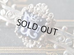 画像5: 【聖母モノグラムNDエナメル手彩色陶片嵌め込み】【フルールドリスと透かし装飾ブローチ】フランス・アンティーク＆ヴィンテージ聖品