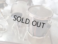 画像8: 【イタリアシルバーミニチュア工房Sacchettiサッケッティ作品】 【ドラムセット】イタリア・ヴィンテージ品