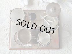 画像18: 【イタリアシルバーミニチュア工房Sacchettiサッケッティ作品】 【ドラムセット】イタリア・ヴィンテージ品