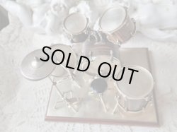 画像15: 【イタリアシルバーミニチュア工房Sacchettiサッケッティ作品】 【ドラムセット】イタリア・ヴィンテージ品