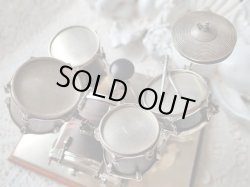 画像4: 【イタリアシルバーミニチュア工房Sacchettiサッケッティ作品】 【ドラムセット】イタリア・ヴィンテージ品