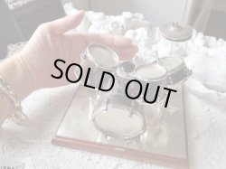 画像3: 【イタリアシルバーミニチュア工房Sacchettiサッケッティ作品】 【ドラムセット】イタリア・ヴィンテージ品