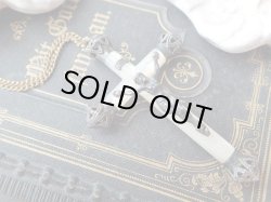 画像5: 【透かし王冠型先端飾りロザリオ用クロス】【白蝶貝とシルバー製パーツ】フランス・アンティーク＆ヴィンテージクロス