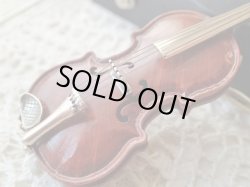 画像12: 【イタリアシルバーミニチュア工房Sacchettiサッケッティ作品】 【ケース付きバイオリン】イタリア・ヴィンテージ品
