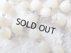 画像7: 【白蝶貝マザーオブパール大珠】【チェーンパーツ類シルバー製】【ハート型白蝶貝】フランス・アンティーク＆ヴィンテージロザリオ