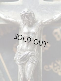 画像7: 【聖職者用キリスト磔刑十字架クルシフィクスと聖母無原罪の御宿り信心会メダイ】イタリア・フランス・アンティーク＆ヴィンテージクロス