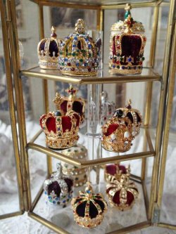 画像15: 【6角柱コレクションガラスキャビネット】【回転式】イタリア・アンティーク品