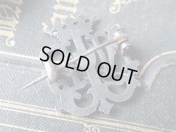 画像5: 【聖母モノグラムND透かし装飾ブローチ】フランス・アンティーク＆ヴィンテージ聖品
