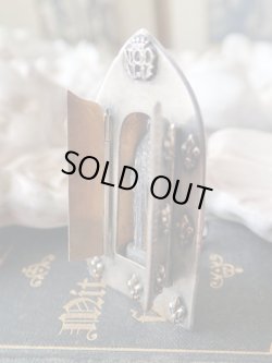 画像7: 【携帯用小祭壇スタンドミニ扉付】【フルールドリス文様】【聖アントニオ】フランス・アンティーク＆ヴィンテージ聖品