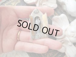 画像16: 【携帯用小祭壇スタンドミニ扉付】【フルールドリス文様】【聖アントニオ】フランス・アンティーク＆ヴィンテージ聖品