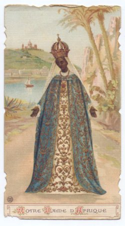 画像1: 【アフリカの聖母】【黒の聖母】フランス・アンティーク＆ヴィンテージホーリーカード