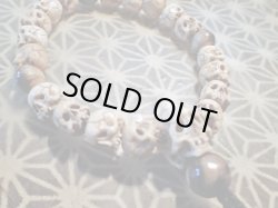 画像6: 総象牙髑髏数珠【諸法無我】髑髏作家服部・髑髏根付・提げ物・彫刻・その他髑髏作品