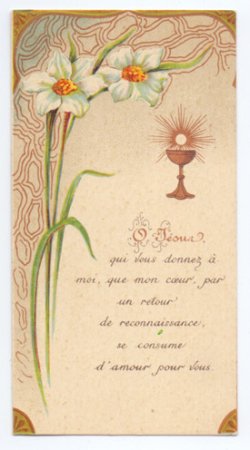 画像1: 【ボタニカルアートお花の絵D】【1900年代初頭】フランス・アンティーク＆ヴィンテージホーリーカード