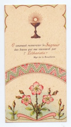 画像1: 【ボタニカルアートお花の絵I】【1900年代初頭】フランス・アンティーク＆ヴィンテージホーリーカード