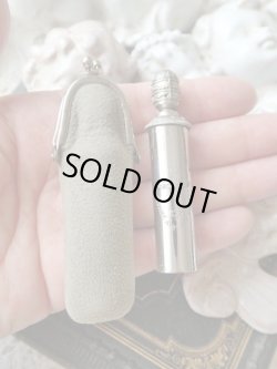 画像15: 【携帯用教皇冠デザイン灌水棒】【セーム革がま口ケース付き】【聖レミギウス】フランス・アンティーク＆ヴィンテージ聖品