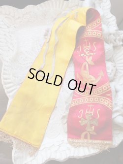 画像4: 【聖職者祭服関連品】【司祭が実際に使用していたマニプル】イタリア・アンティーク＆ヴィンテージ聖品