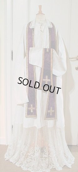 画像14: 【聖職者祭服関連品】【司祭が実際に使用していたマニプル】イタリア・アンティーク＆ヴィンテージ聖品