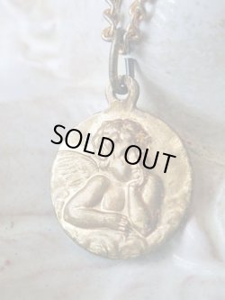 画像2: 【システィーナの聖母の頬杖天使】フランス＆ヴィンテージメダイ