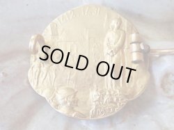 画像4: 【聖ジャンヌダルク】【ゴールドFIXブローチ】【カメオ・メダイ彫刻家L.O. Mattei作】フランス・アンティーク＆ヴィンテージ聖品