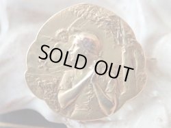 画像8: 【聖ジャンヌダルク】【ゴールドFIXブローチ】【カメオ・メダイ彫刻家L.O. Mattei作】フランス・アンティーク＆ヴィンテージ聖品