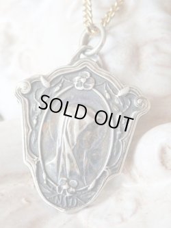 画像4: 【ルルドの聖母】【花盾デザイン】フランス・アンティーク＆ヴィンテージメダイ