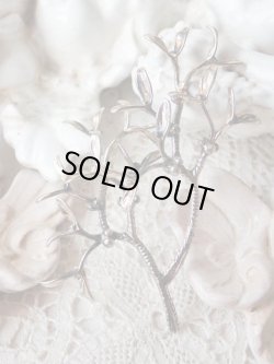 画像2: 【シルバー800製ミニチュアオブジェ】【ヤドリギLサイズ】イタリア・ヴィンテージ品