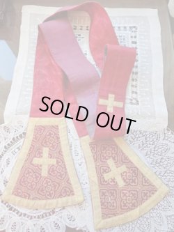 画像2: 【聖職者用祭服関連品】【ミサで実際に使用されていたストラ】ドイツ・アンティーク＆ヴィンテージ聖品