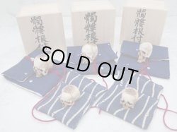 他の髑髏との比較（奥左端です）