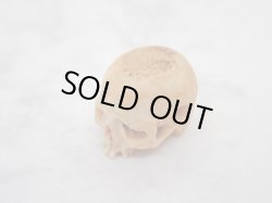 画像2: 【髑髏珠n】【数珠/ブレスレット用横穴タイプミニ髑髏】髑髏作家服部・髑髏根付・提げ物・彫刻・その他髑髏作品