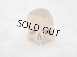 画像3: 【髑髏珠i】【数珠/ブレスレット用横穴タイプミニ髑髏】髑髏作家服部・髑髏根付・提げ物・彫刻・その他髑髏作品