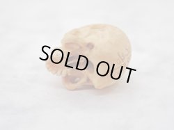 画像7: 【髑髏珠l】【数珠/ブレスレット用横穴タイプミニ髑髏】髑髏作家服部・髑髏根付・提げ物・彫刻・その他髑髏作品