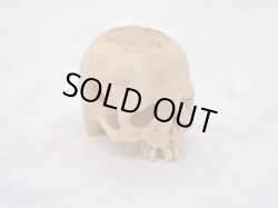 画像4: 【髑髏珠n】【数珠/ブレスレット用横穴タイプミニ髑髏】髑髏作家服部・髑髏根付・提げ物・彫刻・その他髑髏作品