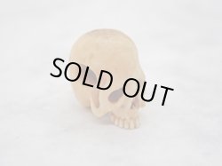 画像4: 【髑髏珠b】【数珠/ブレスレット用横穴タイプミニ髑髏】髑髏作家服部・髑髏根付・提げ物・彫刻・その他髑髏作品