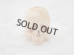 画像3: 【髑髏珠o】【ネックレス/ロザリオパーツ用縦穴タイプミニ髑髏】髑髏作家服部・髑髏根付・提げ物・彫刻・その他髑髏作品