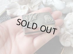 画像8: 【植物レリーフとノートルダム頭文字ND】【スタンプボックス】フランス・アンティーク＆ヴィンテージ品