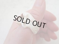 画像10: 【銘無し旧作品の為特価】【一つ目髑髏指輪B】【サイクロプス】【奇形髑髏】髑髏作家服部・髑髏根付・提げ物・彫刻・その他髑髏作品