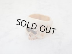 画像3: 【銘無し旧作品の為特価】【一つ目髑髏指輪B】【サイクロプス】【奇形髑髏】髑髏作家服部・髑髏根付・提げ物・彫刻・その他髑髏作品