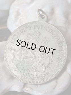 画像2: 【真鍮製特大サイズ】【ゲオルクスターラー】【聖ゲオルギウス】ドイツ・アンティーク＆ヴィンテージメダイ