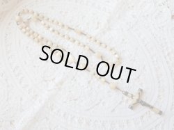 画像11: 【白蝶貝マザーオブパール珠】【チェーンパーツ類シルバー製】【白蝶貝センターメダイとクロス】フランス・アンティーク＆ヴィンテージロザリオ