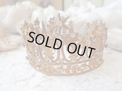 画像4: 【19世紀末】【聖母像用冠】【オルモルにラインストーン】フランス・アンティーク＆ヴィンテージ聖品