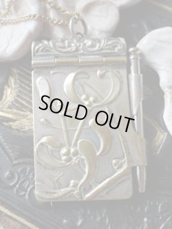 画像2: 【1900年初期】【ヤドリギ】【ダンスカードブック】フランス・アンティーク＆ヴィンテージ品