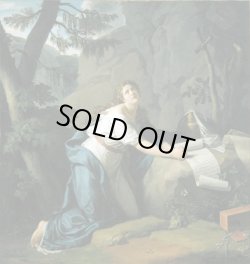 画像13: 【サントボームの洞窟のマグダラのマリア】【4人の天使に天に運ばれる姿】【中サイズ】フランス・アンティーク＆ヴィンテージメダイ