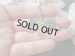 画像11: 【三枚スライドメダイ】【葡萄の葉とノートルダム頭文字ND】フランス・アンティーク＆ヴィンテージメダイ