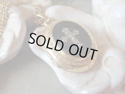 画像3: 【ジェットとシードパールクロスのロケット】【モーニングジュエリー】【1900年代初頭】イギリス・アンティーク＆ヴィンテージ品